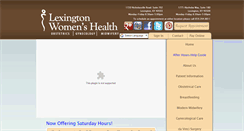 Desktop Screenshot of lexingtonwomens.com